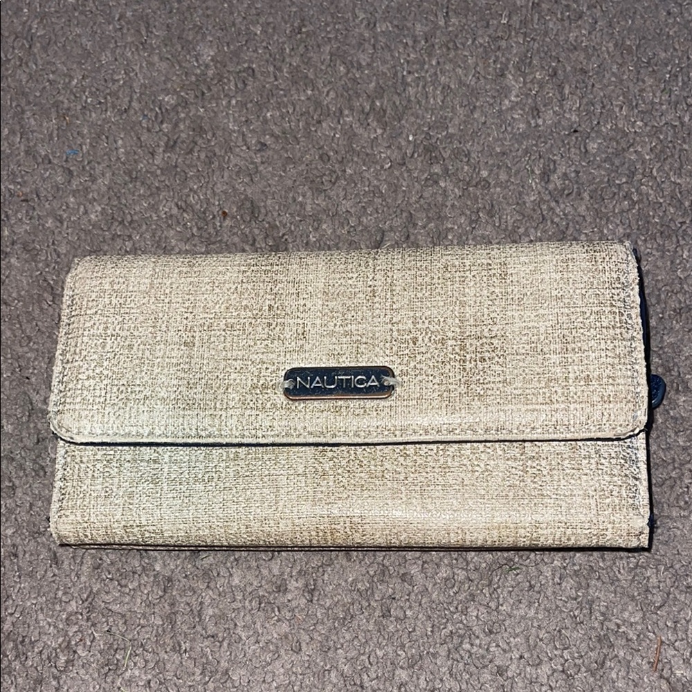 Nautica Cream Women's Clutch Wallet
